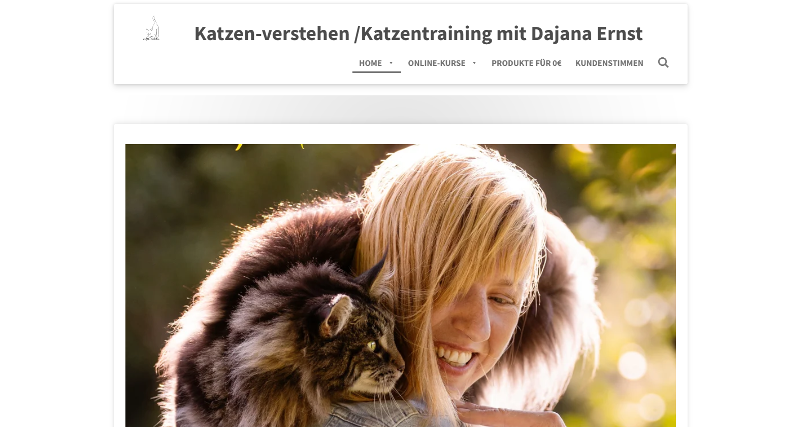 Katzentraining mit Dajana Ernst
